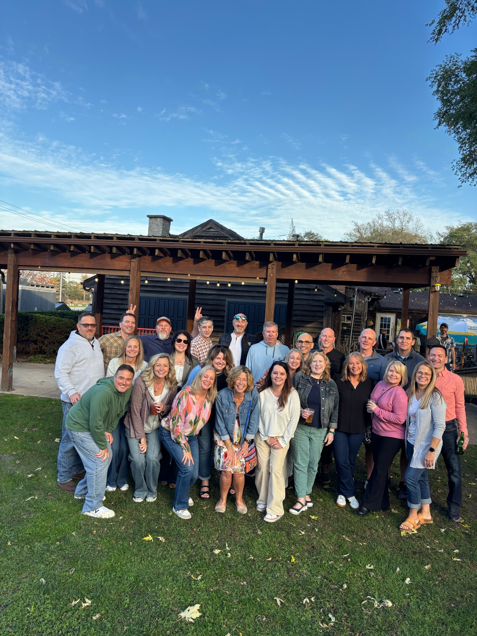 Class of 1990 reunion night — group photo