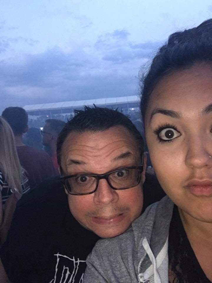 Donny Fenton with a friend